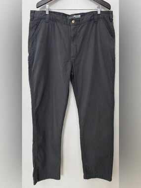 Carhartt Rugged Flex Relaxed Fit Work Pants 42x34 Grey Canvas Utility